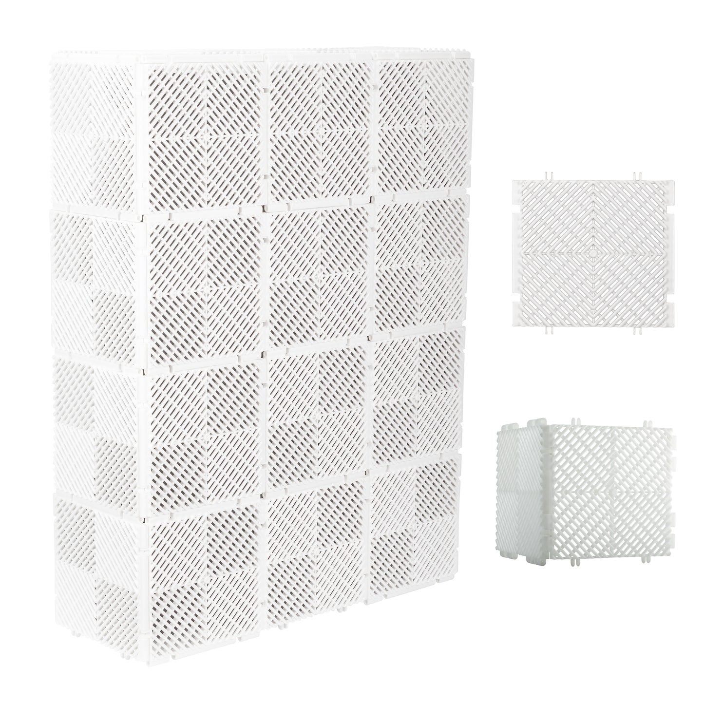 Ready Covers EZ Connect Interlocking Tiles - 30pc WHITE